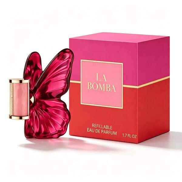 Carolina Herrera La Bomba Eau De Parfum 80ml, Dating, Daily Commuting, Afternoon Tea; The Butterfly Bottle Has A Very Ceremonial Shape. It Is The First Choice For Gifts On Valentine's Day, Birthday And Valentine's Day. It Is An Essential Lady Perfume