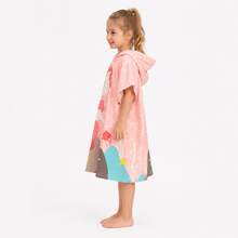 nerd hunters Kids Hooded Poncho Towel - Mermaid - 彩色 - 查看 5