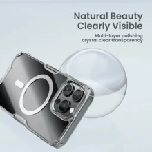 xaa mobile Funda Para Iphone 16 Pro Max Nillkin Nature Tpu Magnetic + Mica - Blanco - Ver 8