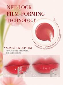 NOVO Water-Gloss Transparent Lip Glaze, High-Shine Mirror Finish, Comfortable Moisturizing Formula, Long-Lasting, Enhances Lip Color, Suitable For Girls' Daily Light Makeup, Romantic Dates And Party Looks - 022#Morning Glow - View 2