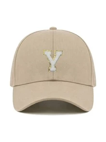 1pc Y2K Street Style Customized Initial Baseball Cap, UV Protection Breathable Summer Sun Hat, Adjustable Face-Slimming Cap, Unisex - Multicolor - View 62