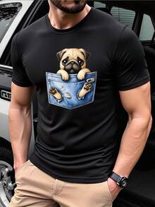 Camisetas de hombre - Negro - Ver 1