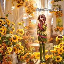 1pc Vintage Style Gentle Figure Doll, Warm Statue Model Collectible, Anime PVC Accessory Game Peripheral, Computer Case Figure Ornament Desk Display Cabinet Decoration, Halloween Easter Christmas Birthday Gift - Multicolor - View 4