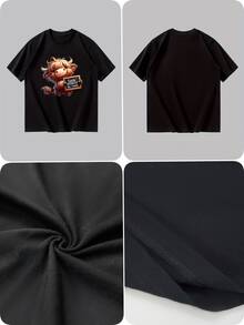 Camisetas de hombre - Negro - Ver 4