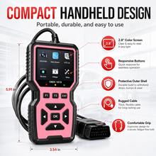 V519 Car Fault Detector Obd2 Scanner Fault Diagnosis Tester Engine System Diagnostic Tool Code Reader - Pink - View 7