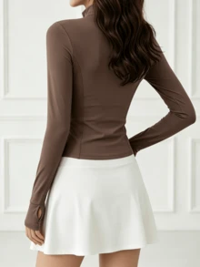 Women Jackets - Coffee Brown - View 11