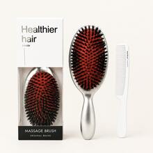 MASTERLEE 2pcs, Electroplated Matte Texture Air Cushion Massage Comb And Hair Cutting Comb 2-Piece Set, Anti-Tangle Detangling Brush, Scalp Massage Air Cushion Comb, Soft Bristle Hair Care Styling Tool Set, Suitable For All Hair Types, Short And Long Hair, Hair Styling Comb Tool - Multicolor - View 4