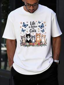 Men T-Shirts - 白色 - 查看 3