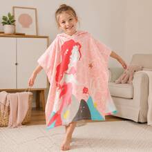 nerd hunters Kids Hooded Poncho Towel - Mermaid - 彩色 - 查看 6
