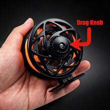 SEACHASER 5WT Pre-Spooled Fly Fishing Reel, Aluminum Fly Reel With WF-5F Floating Line, Backing Line & Leader For Freshwater Fishing - Black - View 8
