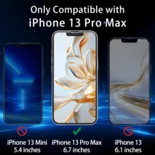 3 Packs Compatible With IPhone 17, 17pro, 17promax, 16, 16plus, 16promax, 14, 14plus, 14pro, 14promax, 15, Tempered Glass Screen Protector | 9H Hardness, Compatible With Phone Cases, No Bubbles, Full Coverage [International Version, Non Local Version] - Multicolor - View 3