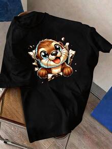 Camisetas de hombre - Negro - Ver 5
