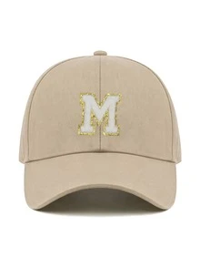 1pc Y2K Street Style Customized Initial Baseball Cap, UV Protection Breathable Summer Sun Hat, Adjustable Face-Slimming Cap, Unisex - Multicolor - View 28
