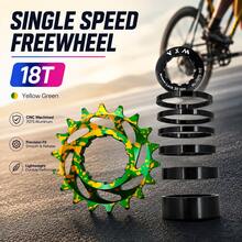 VXM Sepeda Gunung Warna Campuran Paduan Aluminium Roda Gigi Tunggal Freewheel Sepeda Dirt Jump AM 16T 18T Konversi Gigi Roda Gigi Tunggal Aksesori Roda Gigi Tunggal - MultiWarna - View 14