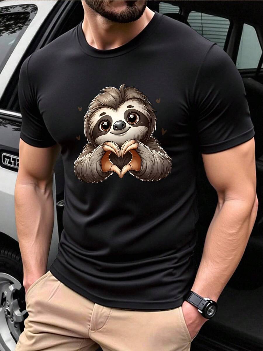 Camisetas de hombre - Negro - Ver 1