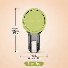 1pc Vacuum Suction Cup Hook, Heavy Duty Strong No-Drill Wall Mount Rack, Reusable Traceless Waterproof Adhesive Hook, Suitable For Bathroom, Shower, Kitchen, Door, Towel, Coat, Bag And Bath Ball Storage, Space-Saving Home Storage Rack, Dorm And Home Accessories - Multicolor - View 14