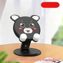 1pc Cute Cartoon Adjustable Foldable Rotatable Desktop Phone Holder, Slouchy Portable Tablet Stand, Suitable For Study, Live Streaming, Phone Storage, Fit For Dorm, Bedroom, Living Room, Office - Multicolor - View 13