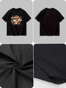Camisetas de hombre - Negro - Ver 4