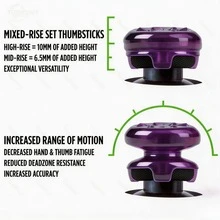High-Performance Silicone Thumbstick Caps For PlayStation P4 High-Position Analog Joystick P5 Game Controller - View 7