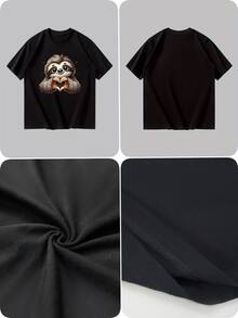 Camisetas de hombre - Negro - Ver 4