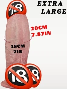 7-Inch Girth Extra Thick Dildo, Dual-Density Silicone, Strong Suction Cup, G-Spot Realistic Anal Sex Toy For Men And Women - one-size - View 8