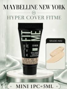 Maybelline 美寶琳客製化粉底液完美版 102，正裝 30ml、中容量 18ml、試用裝 5ml，輕盈貼膚質地，高遮瑕，持久妝效，黃白色 - 客製化粉底液無瑕版 102 - 查看 15