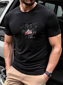 Men T-Shirts - Black - View 6