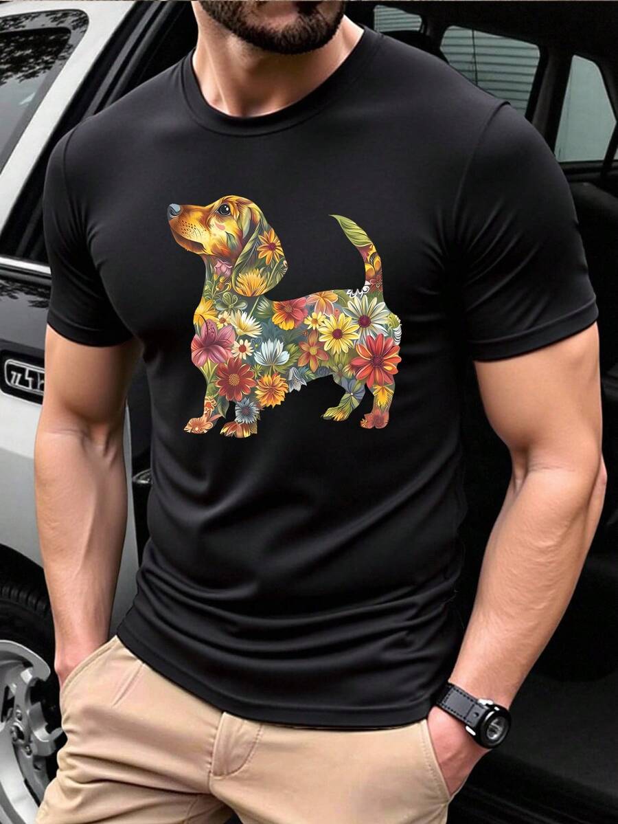 Camisetas de hombre - Negro - Ver 1