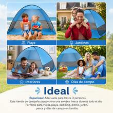 Camping Tents - Blue - View 2