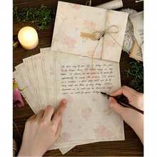 Vintage Floral Pattern Paper Envelopes Romantic Letter Storage Envelopes For Handwritten Letter & Crafts - Sets - View 8