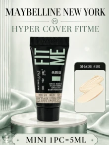 Maybelline 美寶蓮訂製粉底液無瑕版 101，正裝30ml,,中樣18ml,小樣5ml,輕薄服帖質地,高遮瑕,長效持妝,不易暗沉,中性白皙色 - 客製化粉底液無瑕版 101 - 查看 13