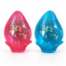 Colorful Water Drop Shaped Soft Squishy Toy, Glitter Particle Tactile Pressable And Kneadable, Children's Hand Sensory Interactive Educational Toy, Suitable For Parent-Child Games, Birthday Gifts, Classroom Rewards And Party Sharing - Multicolor - View 17