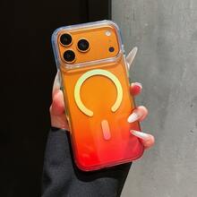 متوافق مع حافظة هاتف Apple 18 Pro، حافظة INS Dopamine 17 شفافة كريستالية مغناطيسية، 18 PM بتدرج ثنائي اللون، 16 15 14 13 - Q3456 - مشاهدة 9