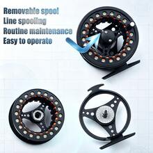 SEACHASER 5WT Fly Fishing Reel, Pre-Spooled Metal Reel With Floating Fly Line And Leader For Freshwater Fishing - Black - View 7