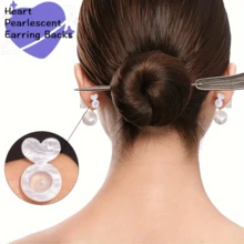 4/8/10/12/14pcs Silicone Earring Backs, Anti-Slip Anti-Drop Ear Plugs, Earring Back Covers, Suitable For Pendant Earrings, Large Earrings, Earrings And Ear Lobe Replacements - Multicolor - View 3