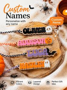 F-halloween Name Ornament