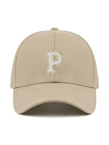 1pc Y2K Street Style Customized Initial Baseball Cap, UV Protection Breathable Summer Sun Hat, Adjustable Face-Slimming Cap, Unisex - Multicolor - View 57