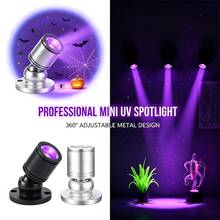 AIICRGB 6P/4P/2P Mini Purple UV Flashlight, Portable USB LED Blacklight, Compact Pocket Light For Fluorescent & UV Mark Verification (Black/Silver)) - Black - View 1