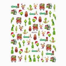 The Grinch The Christmas Decoration Stickers Prop Display Decals Most Popular Stickers For Boys & Girls New Year Gift - Multicolor - View 8