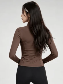 Women Jackets - Coffee Brown - View 7