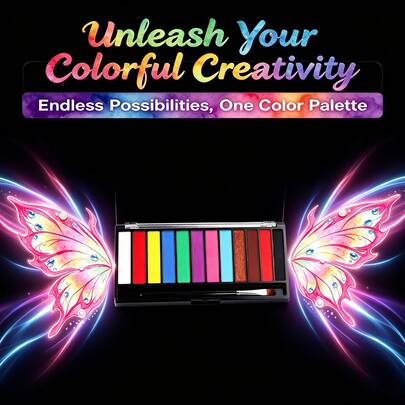 Water-Soluble Painting Pigment Set 12 Colors, Vibrant Colors, High Saturation, Paste-Like, Pure Formula, Suitable For Competitions, Birthday Parties, Halloween And Christmas, School Supplies, Office Supplies