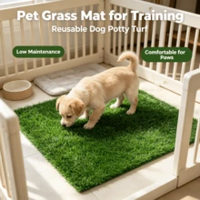 Dog Lawn Toilet, Artificial Grass Pet Pee Pad For Small, Medium And Large Dogs, Dog Toilet Training Pad To Solve Random Urination Problems, Easy To Clean, Anti-Stain, Leak-Proof Pet Supplies Balcony Carpet Grass Mat - 40 X 50 X 1.5 cm - View 10