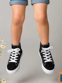 Kids Tennis Shoes - Black - View 2