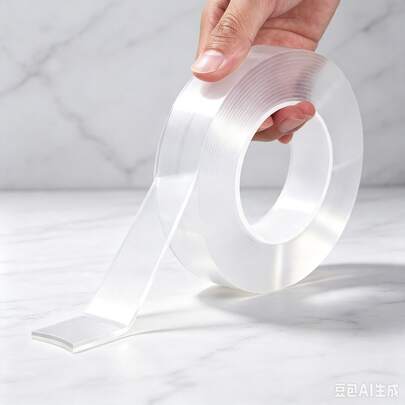 Strong Adhesive Nano Tape Transparent Invisible Removable Double Sided Gel Tape High Viscosity Heavy Duty Mounting Tape For Home Office Decor
