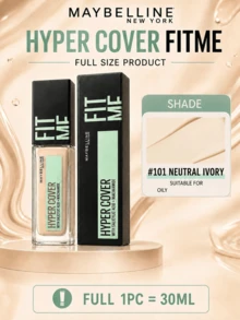 Maybelline 美寶蓮訂製粉底液無瑕版 101，正裝30ml,,中樣18ml,小樣5ml,輕薄服帖質地,高遮瑕,長效持妝,不易暗沉,中性白皙色 - 客製化粉底液無瑕版 101 - 查看 14