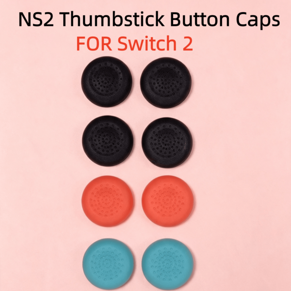 8 piezas/4 piezas Tapas de joystick, Cubiertas de joystick, Kits de reemplazo de botones de joystick de alta calidad, compatibles con 2, NS2 Última versión Switch 2 Pro Controller, Material TPU, Apto para Joy Con 2 Controller, Tapas de joystick, Accesorios de juego, Mejor regalo para jugadores de Switch 2, Accesorios del controlador