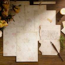 Vintage Floral Pattern Paper Envelopes Romantic Letter Storage Envelopes For Handwritten Letter & Crafts - Sets - View 1