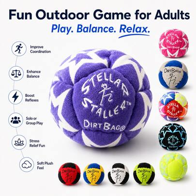 Color Block Stitched Footbag Durable Anti-Crack Kick Sack Juggling Hacky Sack Stress Relief Outdoor Play Toy
