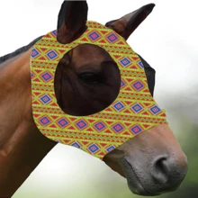 New Printed Horse Mask, Comfortable Horse Mask With Ears, UV Protection And Sun Protection, Soft And Lightweight, Breathable, Mosquito And Fly Proof - Decorative - View 4