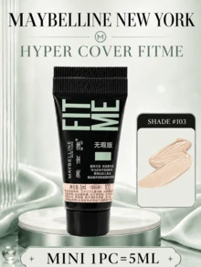 Maybelline 美寶琳客製化粉底液無瑕版 103 號，正裝 30ml、中容量 18ml、試用裝 5ml，輕盈貼膚質地，高遮瑕，持久妝效，粉白色 - 客製化粉底液無瑕版 103 - 查看 15